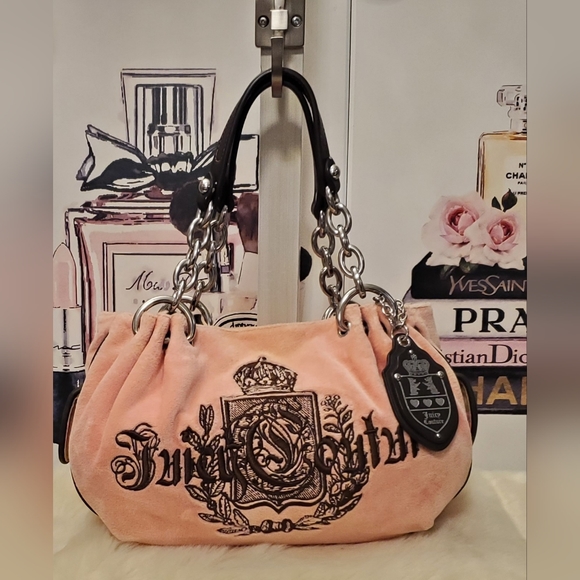 ***SOLD***Juicy Couture Pink Hobo Handbag! - Picture 2 of 10